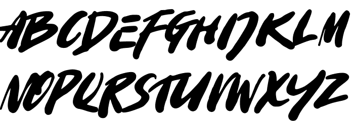 Shangar Font LOWERCASE
