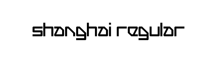 Shanghai Regular Font