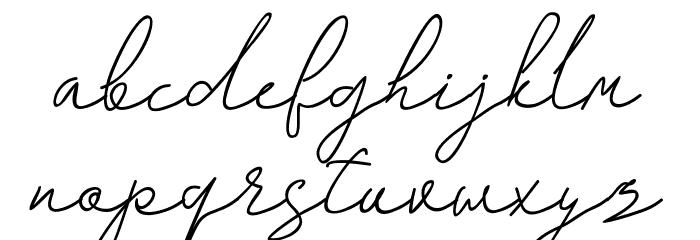 Shangrela Font LOWERCASE