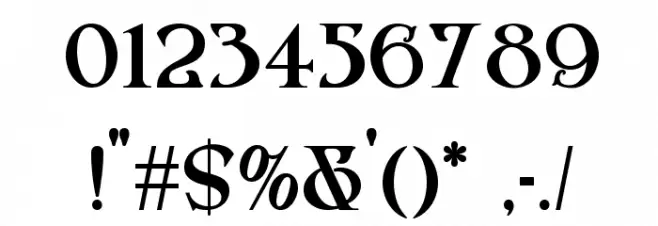 Shangri La NF Font OTHER CHARS