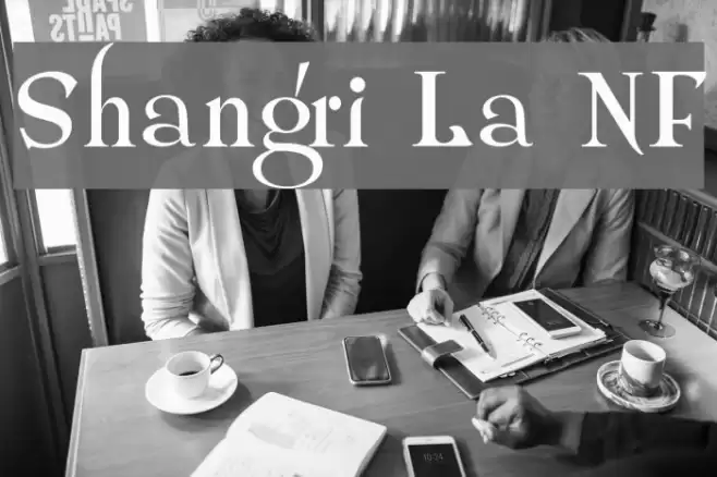 Shangri La NF Font examples