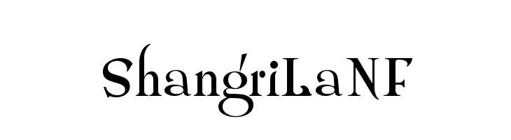 ShangriLaNF  フリーフォントのダウンロード