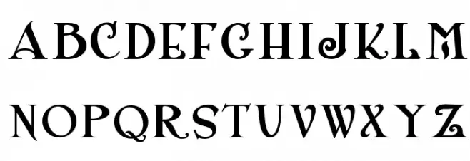 ShangriLaNF Schriftart Groß