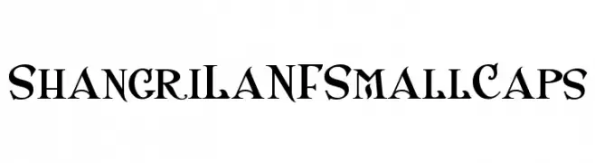 ShangriLaNFSmallCaps  les polices de caractères gratuit tlcharger