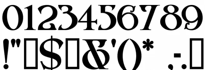 ShangriLaNFSmallCaps Font OTHER CHARS