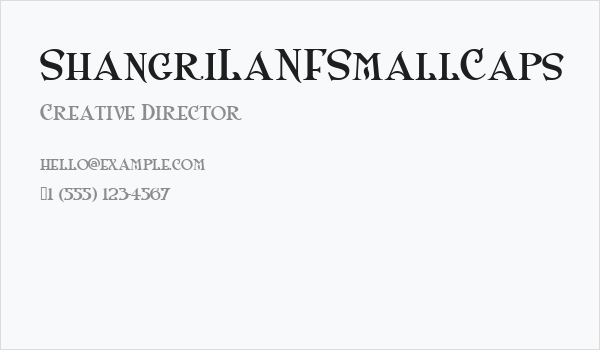 ShangriLaNFSmallCaps Business Card