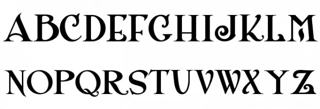 ShangriLaNFSmallCaps Font UPPERCASE