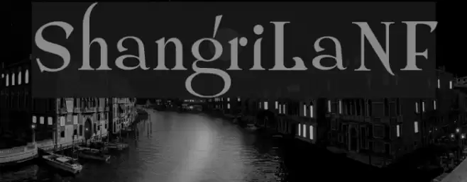 ShangriLaNF Font examples