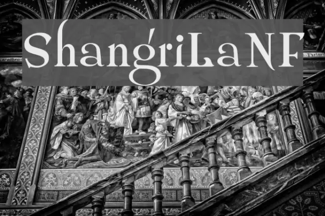 ShangriLaNF Font examples