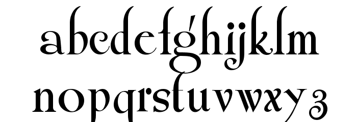 ShangriLaNF Font LOWERCASE