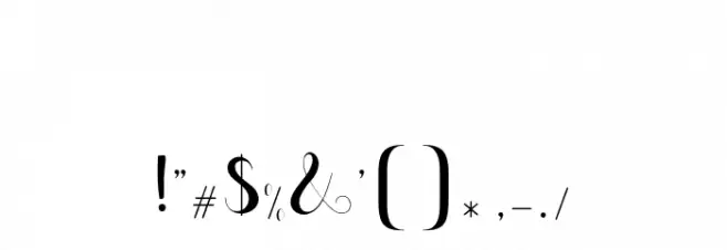 ShanhieFree Font OTHER CHARS