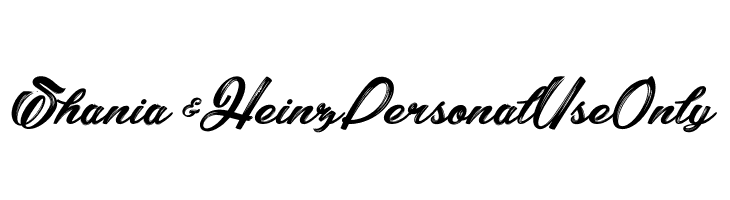 Shania & HeinzPersonalUseOnly  Frei Schriftart Herunterladen