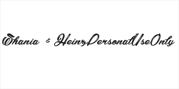 Shania & HeinzPersonalUseOnly Logo