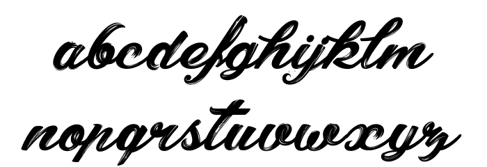 Shania & HeinzPersonalUseOnly Font LOWERCASE