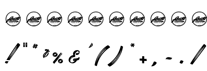 Shania&Heinz_PersonalUseOnly Font OTHER CHARS