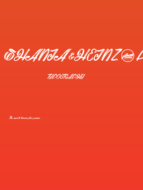 Shania&Heinz_PersonalUseOnly Poster