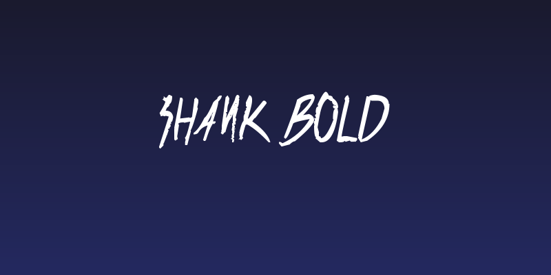 Shank Bold Social Header