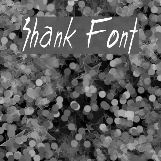 Shank Font examples
