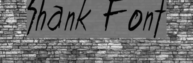 Shank Font examples
