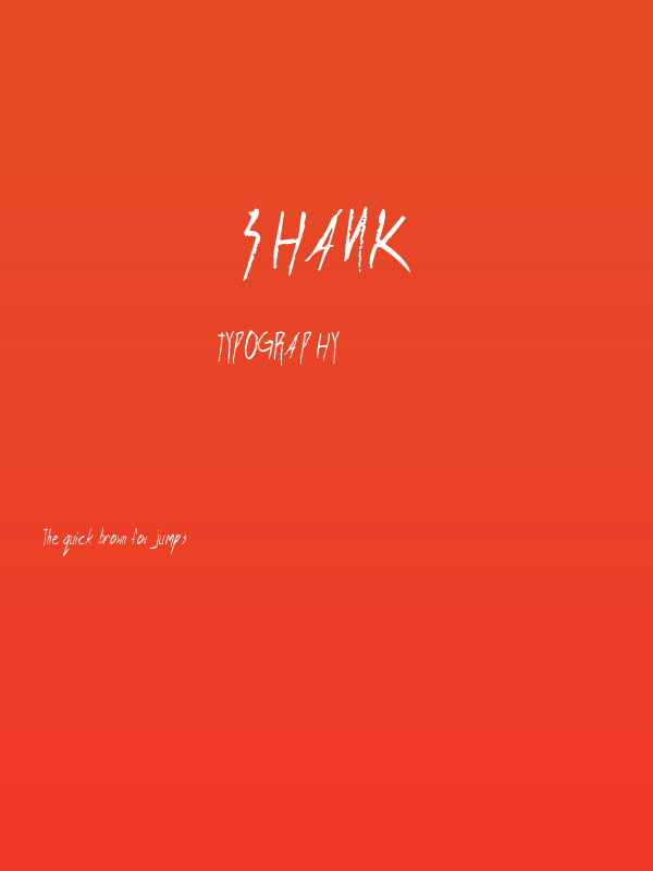 Shank Poster