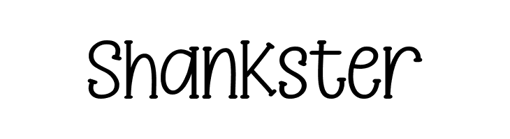 Shankster  Descarca Fonturi Gratis