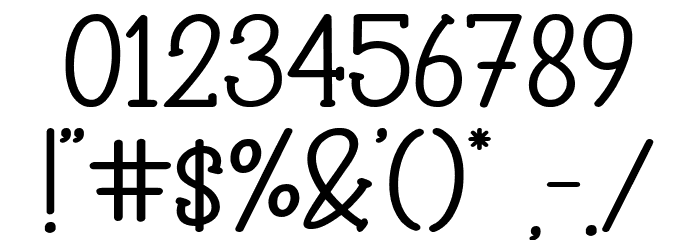 Shankster Font OTHER CHARS