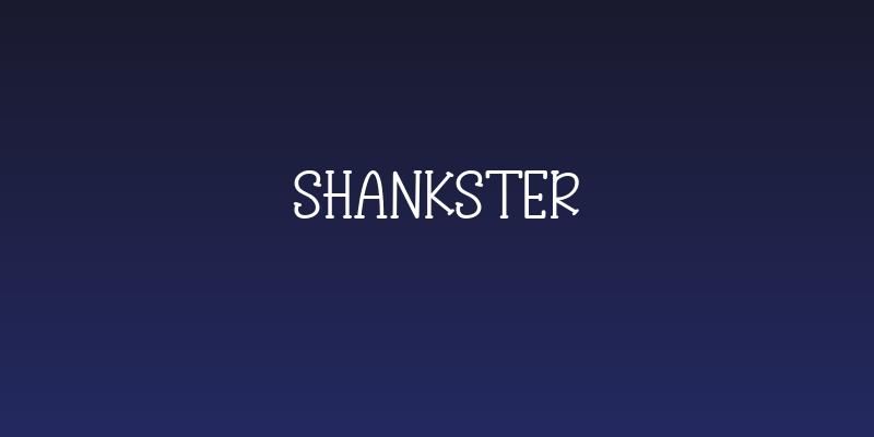 Shankster Social Header