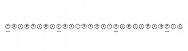 Shantana Christmas Monogram Reg  baixar fontes gratis