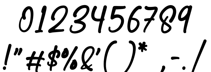 Shantay Font OTHER CHARS