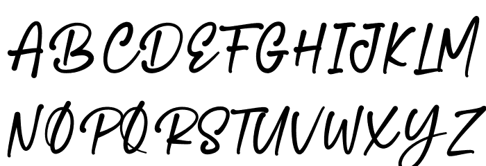 Shantay Font UPPERCASE