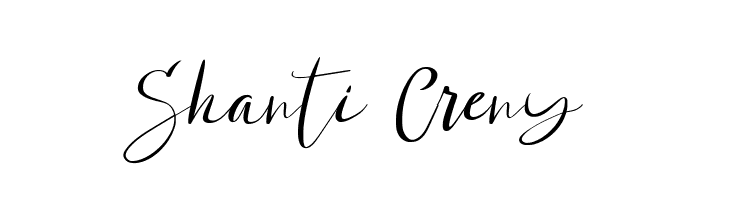 Shanti Creny  Frei Schriftart Herunterladen