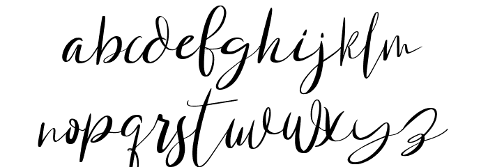 Shanti Creny Font LOWERCASE