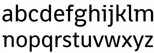 Shanti خط أحرف صغيرة