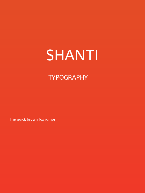 Shanti Poster