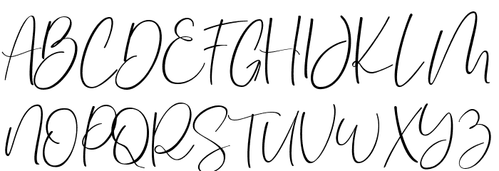 Shantika Font UPPERCASE