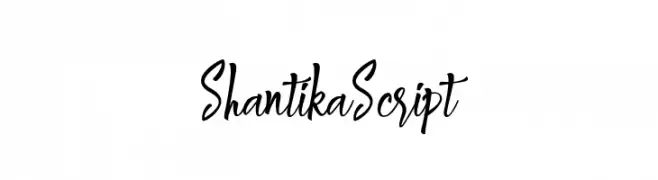 ShantikaScript  Скачать бесплатные шрифты