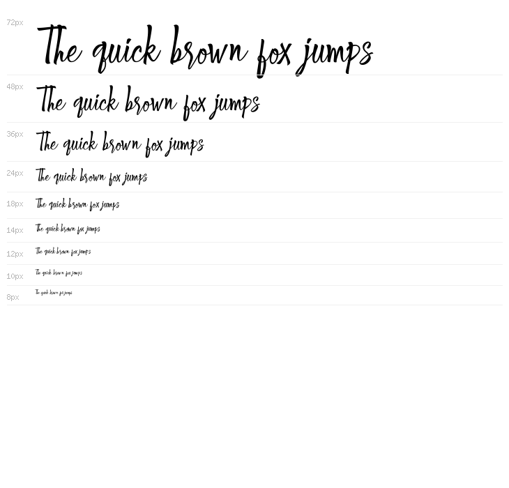 ShantikaScript Waterfall