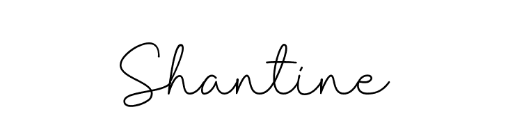 Shantine  免费字体下载