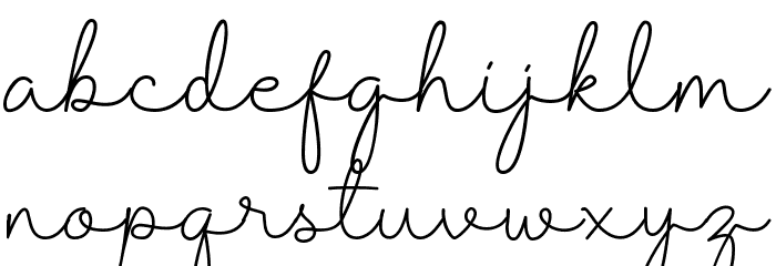 Shantine Font LOWERCASE