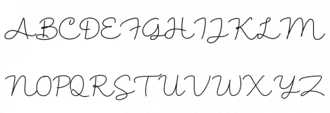 Shantine Schriftart Groß