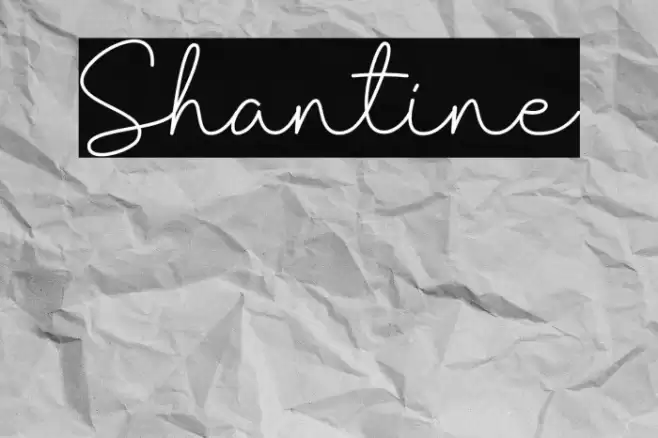 Shantine Font examples