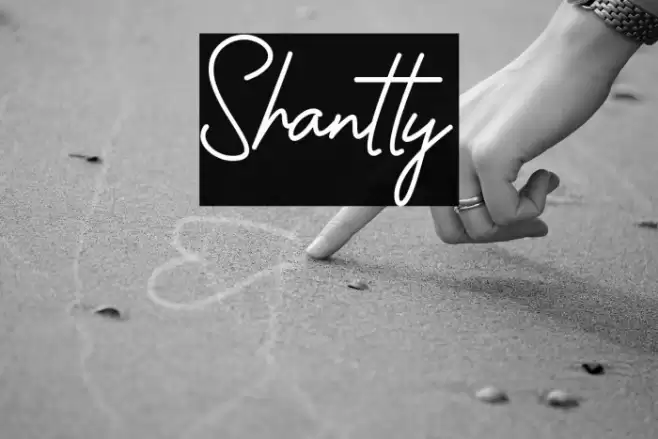 Shantty Font examples