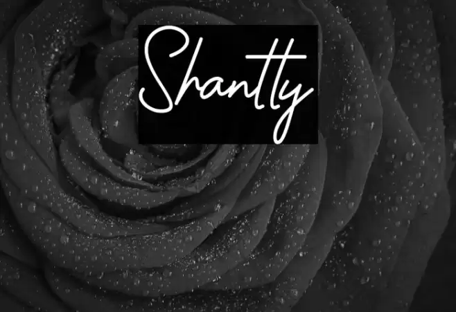 Shantty Font examples