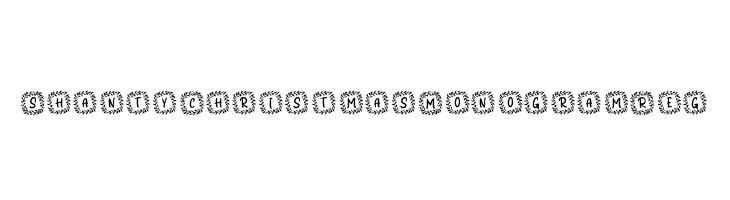 Shanty Christmas Monogram Reg  नि: शुल्क फ़ॉन्ट्स डाउनलोड