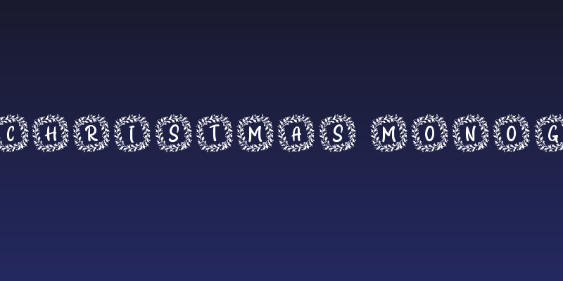 Shanty Christmas Monogram Reg Social Header