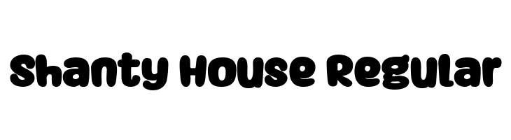 Shanty House Regular Caratteri