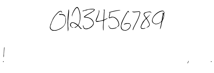 ShantyHand-Regular Font OTHER CHARS