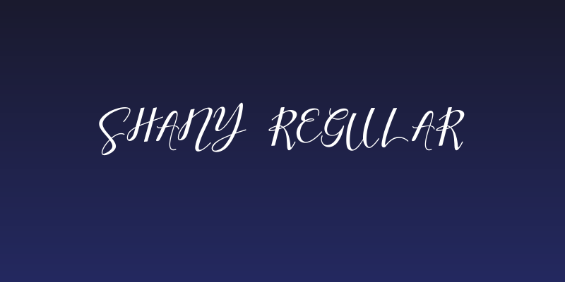 Shany Regular Social Header