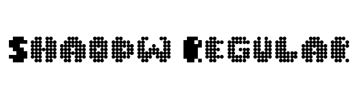 Shaodw Regular  font caratteri gratis