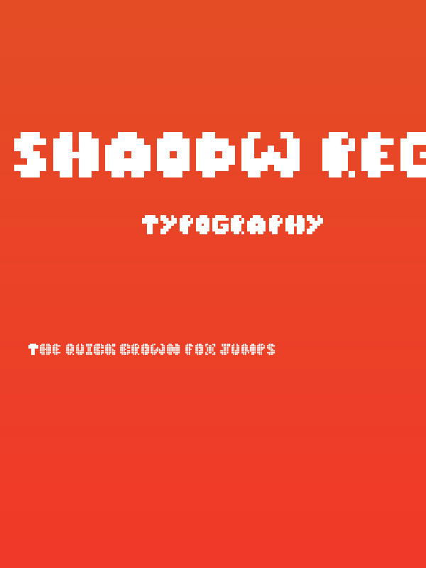 Shaodw Regular Poster